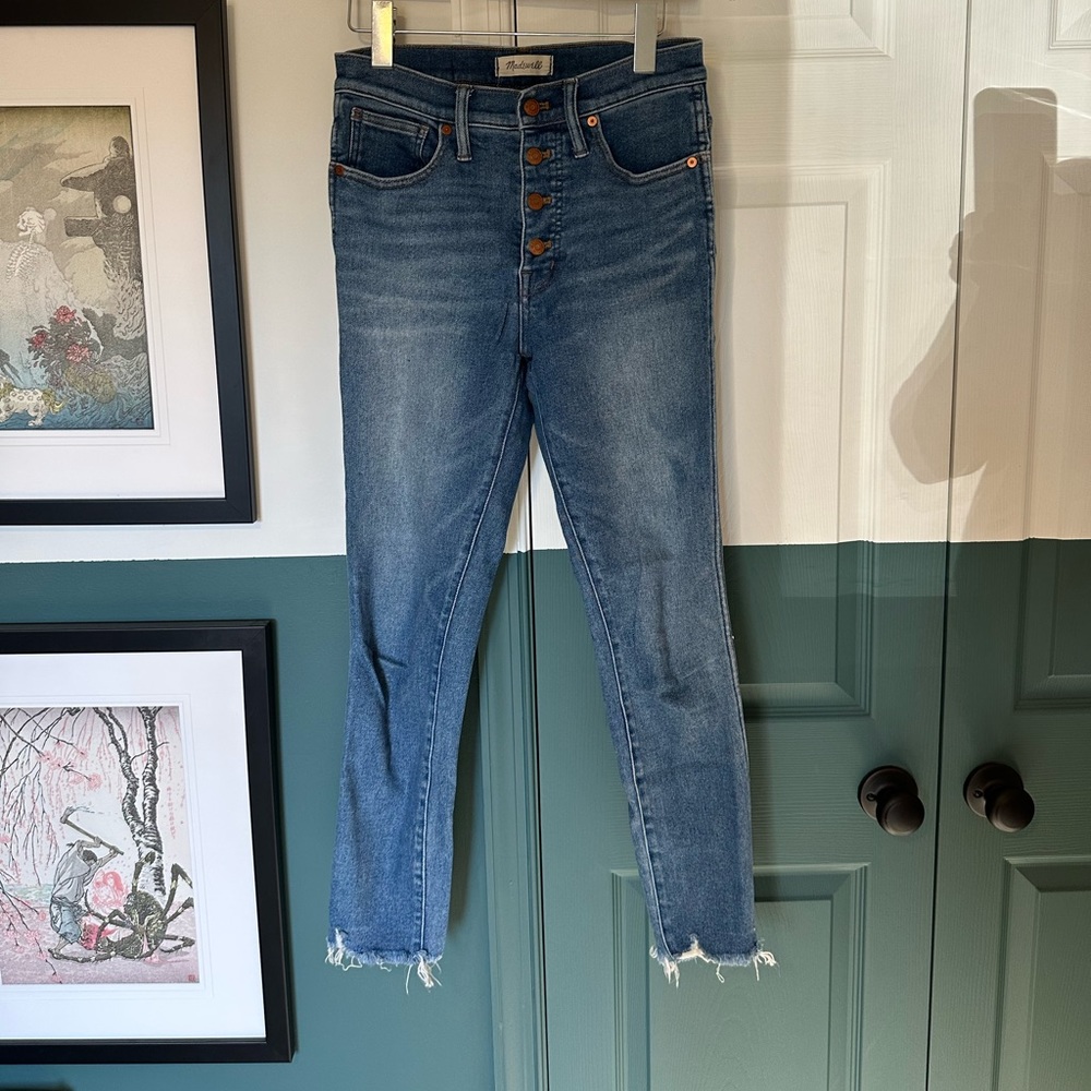 Madewell 10” high riser skinny jeans size 27